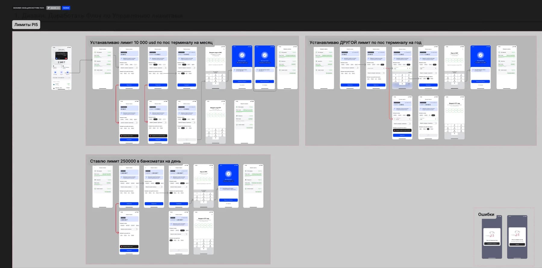 Business card operations mobile interface screen 5