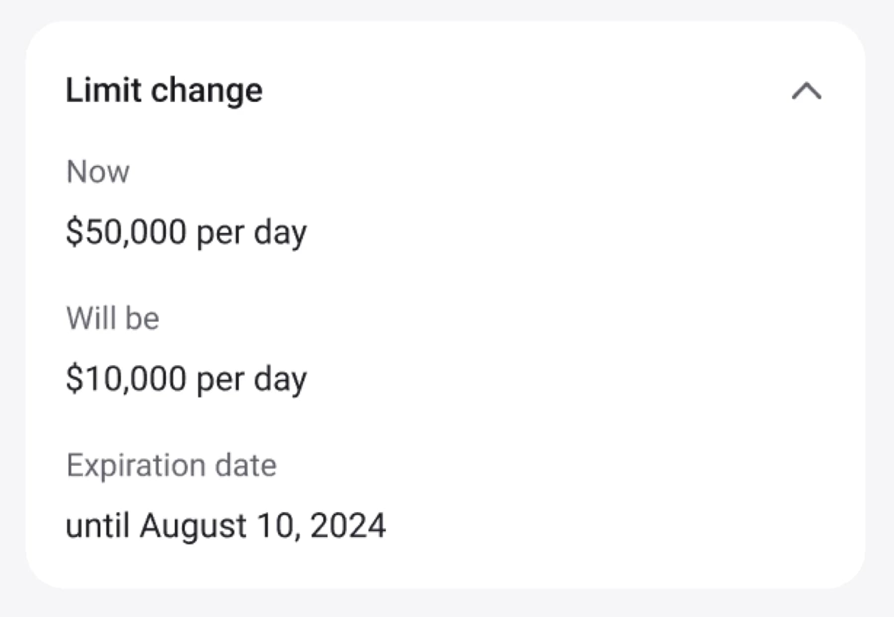 Business card operations mobile interface screen 6