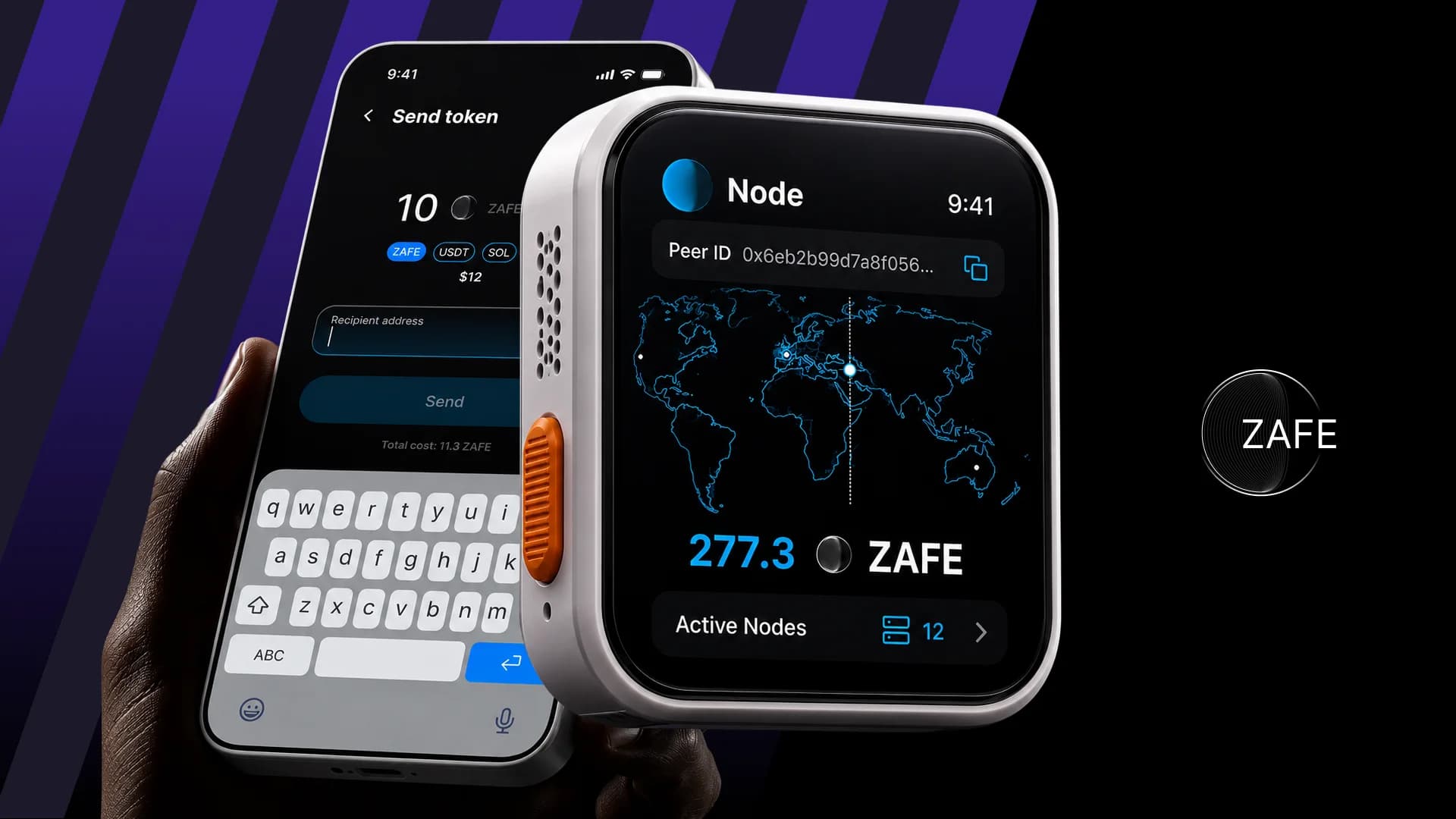 Zafe Wallet crypto mobile app overview