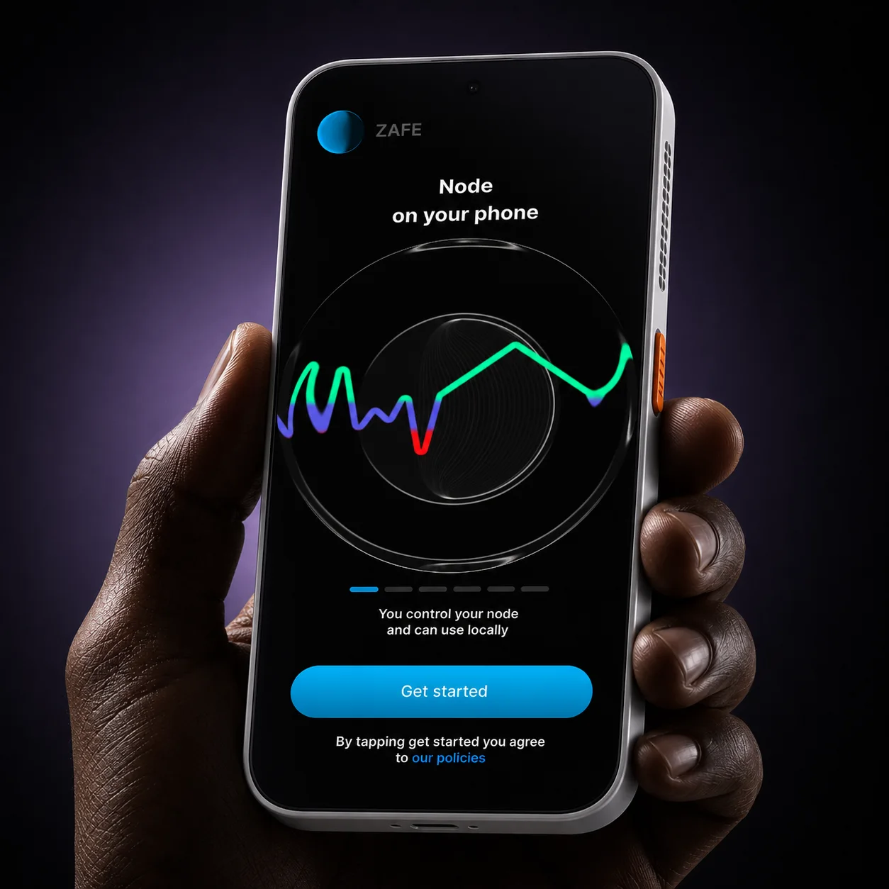 Zafe Wallet new currency activation screens