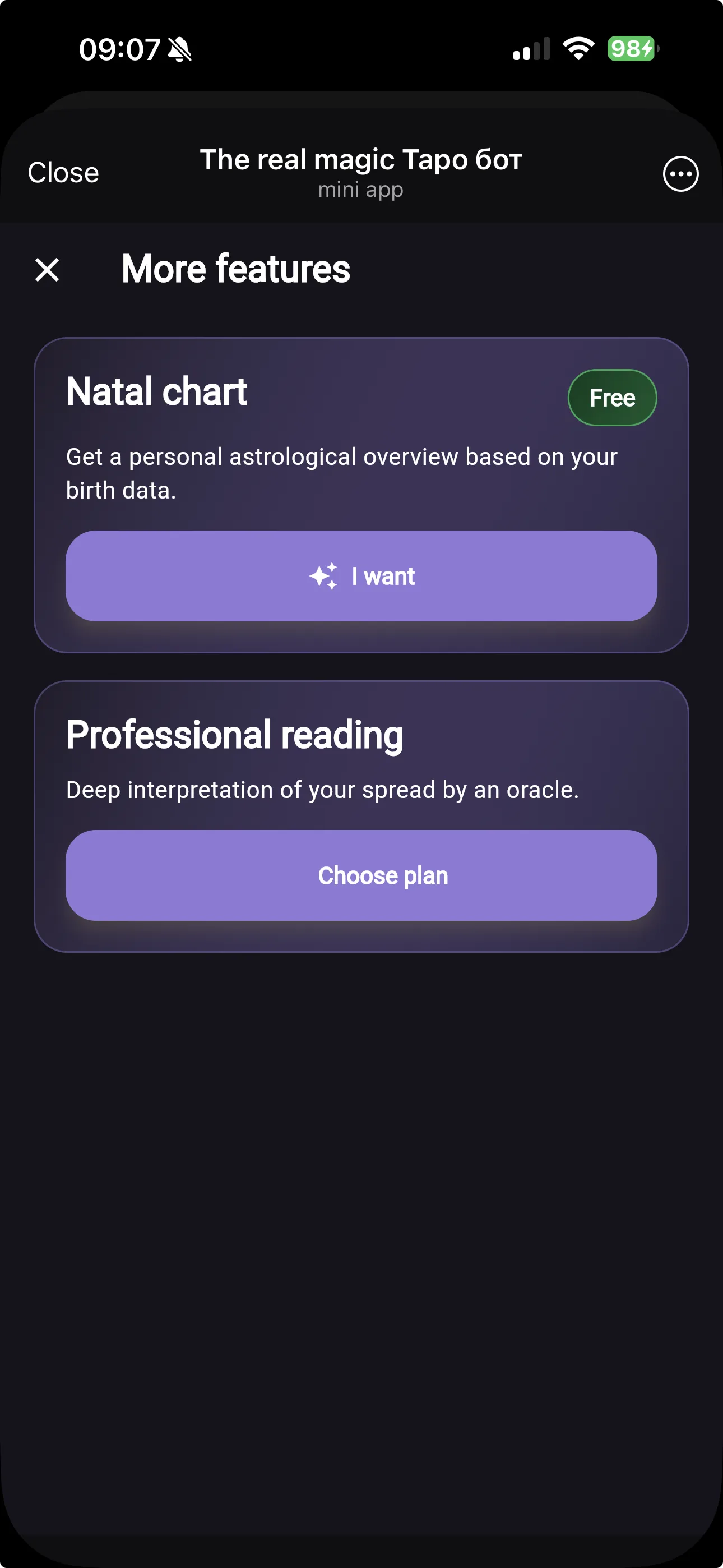 The Real Magic premium features